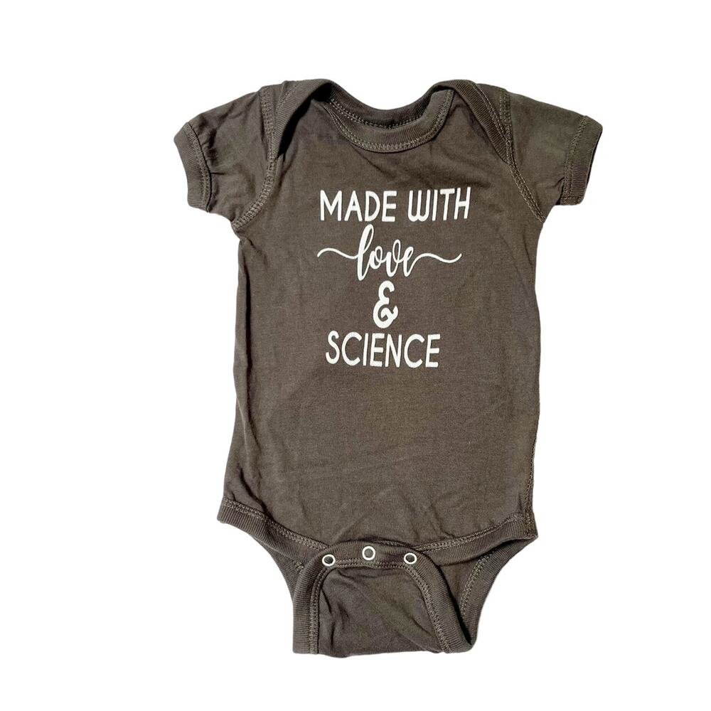 Science Graphic Baby Bodysuit Size NB